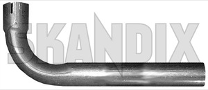 Exhaust pipe 31372179 (1003851) - Volvo 140, 164, 200 - exhaust pipe Own-label 90 90degree degree straight