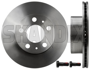 Brake disc Front axle internally vented 31262089 (1003888) - Volvo 200 - brake disc front axle internally vented brake rotor brakerotors rotors Genuine 2 additional axle front info info  internally note pieces please vented