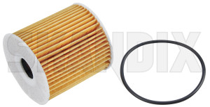 Oil filter Insert 1275810 (1003964) - Volvo C70 (-2005), S40, V40 (-2004), S60 (-2009), S70, V70 (-2000), S80 (2007-), S80 (-2006), V70 P26 (2001-2007), V70 XC (-2000), XC70 (2001-2007), XC90 (-2014) - oil filter insert oilfilter Genuine elements filterelements insert seal with