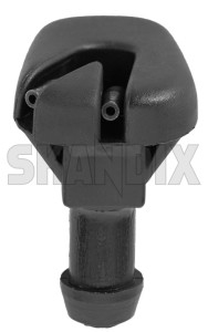 Nozzle, Windscreen washer left for Windscreen 9151799 (1003992) - Volvo 700, 900, S90, V90 (-1998) - nozzle windscreen washer left for windscreen squirter jet nozzle window washer nozzle wiper washer nozzle Own-label cleaning for left window windscreen