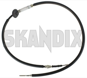 Cable, Park brake left 4105789 (1004087) - Saab 900 (-1993) - brake cables cable park brake left handbrake cable parking brake Own-label left