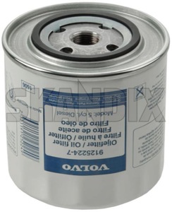 Oil filter Spin-on Filter 9125224 (1004210) - Volvo 850, S70, V70 (-2000), S80 (-2006), V70 P26 (2001-2007) - oil filter spin on filter oil filter spinon filter oilfilter Genuine bulletfilters cartouche cartridges cassette filter filters seal shellfilters single singleuse singleusefilters spinon spin on use with