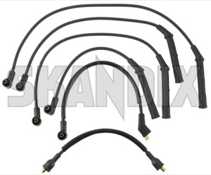 Ignition cable kit  (1004326) - Saab 900 (-1993), 9000 - ignition cable kit skandix SKANDIX cassette di without