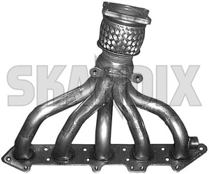 Manifold, Exhaust system 9471934 (1004344) - Volvo 850, C70 (-2005), S70, V70 (-2000) - manifold exhaust system Genuine egr engines for with