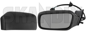 Outside mirror left 8626852 (1004431) - Volvo 850, S70, V70 (-2000), V70 XC (-2000) - outside mirror left Own-label actuator adjustment angle be cap cover covering electric for glass heatable left mirror painted primed to wide with