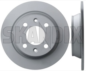 Brake disc Rear axle non vented 8970717 (1004481) - Saab 900 (-1993), 9000 - brake disc rear axle non vented brake rotor brakerotors rotors Genuine 2 additional and axle fits info info  left non note pieces please rear right solid vented