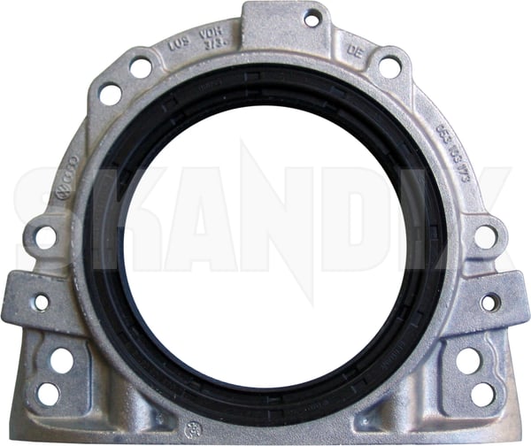 Radial oil seal Crankshaft, Clutch side (1004702) - Volvo 200, 700, 850, 900, S70, V70 (-2000) - Keywords: radial oil seal crankshaft clutch side Genuine clutch crankshaft crankshaft flange side with