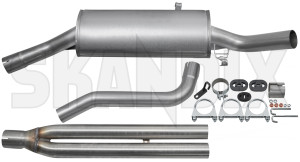 Sports silencer set Steel from Intermediate pipe  (1004719) - Saab 900 (-1993) - sports silencer set steel from intermediate pipe simons Simons abe  abe  2,5 25 2 5 2,5 25inch 2 5inch 63,5 635 63 5 63,5 635mm 63 5mm addon add on certificate certification compulsory double double  doubleexhaust doublepipeexhaust doublepipes from general inch intermediate material mm pipe registration roadworthy rolled steel with without