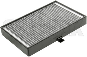 Cabin air filter Activated Carbon 9171296 (1004749) - Volvo 850, C70 (-2005), S70, V70 (-2000), V70 XC (-2000) - airfilter cabin air filter activated carbon cabin filter cabinfilter interior air filter skandix SKANDIX 170 170mm 260 260mm 30 30mm activated carbon filtre mm multi multifilter