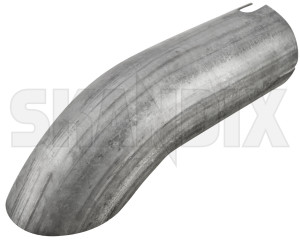 Exhaust pipe hidden Tailpipe 30681849 (1004765) - Volvo 850, S70 - exhaust pipe hidden tailpipe Own-label bent clamp hidden pipe tailpipe without