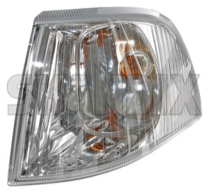 Indicator, front left clear glass 30854653 (1004806) - Volvo S40, V40 (-2004) - frontindicator indicator front left clear glass Genuine bulb clear dual glass headlight holder included left with