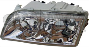 Headlight left Dual headlight 30899682 (1004810) - Volvo S40, V40 (-2004) - headlight left dual headlight hella Hella 4 4terminal aiming clear dual for glass headlight left motor righthand right hand terminal traffic with