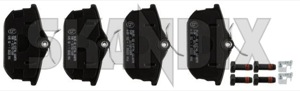 Brake pad set Rear axle 31262468 (1004834) - Volvo S40, V40 (-2004) - brake pad set rear axle Own-label 260 260mm axle bolt brake caliper for mm rear with