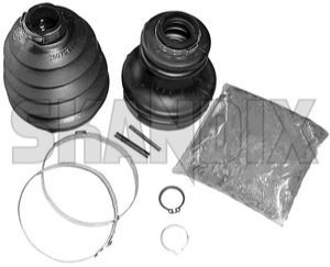 Drive-axle boot inner right outer right 5 Ribs outer sleeve Kit 30899072 (1004970) - Volvo S40, V40 (-2004) - axle boots cv boot drive axle boot inner right outer right 5 ribs outer sleeve kit driveaxle boot inner right outer right 5 ribs outer sleeve kit driveshaft Genuine 5 5ribs inner kit outer ribs right sleeve