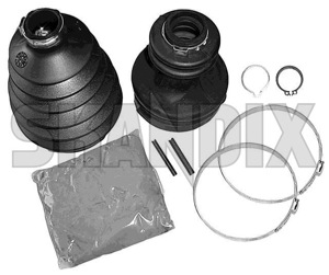 Drive-axle boot inner right outer right 6 Ribs outer sleeve Kit 30899074 (1004972) - Volvo S40, V40 (-2004) - axle boots cv boot drive axle boot inner right outer right 6 ribs outer sleeve kit driveaxle boot inner right outer right 6 ribs outer sleeve kit driveshaft Genuine 6 6ribs inner kit outer ribs right sleeve