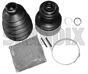 Drive-axle boot inner right outer right 6 Ribs outer sleeve Kit 30899075 (1004973) - Volvo S40, V40 (-2004) - axle boots cv boot drive axle boot inner right outer right 6 ribs outer sleeve kit driveaxle boot inner right outer right 6 ribs outer sleeve kit driveshaft Genuine 6 6ribs inner kit outer ribs right sleeve