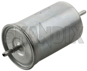 Fuel filter Petrol 30817997 (1005048) - Volvo S40, V40 (-2004), S60 (-2009), S80 (-2006), V70 P26 (2001-2007), XC70 (2001-2007) - fuel filter petrol fuelfilter petrolfilter Own-label bulletfilters cartouche cartridges cassette filter filters petrol shellfilters single singleuse singleusefilters spinon spin on use