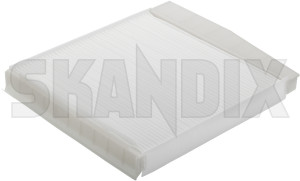 Cabin air filter Standard 30630752 (1005104) - Volvo S60 (-2009), S80 (-2006), V70 P26 (2001-2007), XC70 (2001-2007), XC90 (-2014) - airfilter cabin air filter standard cabin filter cabinfilter interior air filter Genuine iaqs  iaqs  25 25mm air drive for hand left lefthand left hand lefthanddrive lhd mm quality standard system vehicles without