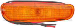 Side marker lamp front right rear left yellow 30613666 (1005298) - Volvo S40, V40 (-2004) - position light side marker lamp front right rear left yellow Own-label bulb front included left plug rear right with without yellow