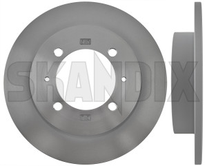 Brake disc Rear axle non vented 30872940 (1005618) - Volvo S40, V40 (-2004) - brake disc rear axle non vented brake rotor brakerotors rotors Genuine 2 260 260mm additional and axle fits info info  left mm non note pieces please rear right solid vented
