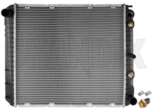 Radiator, Engine cooling Manual transmission Automatic transmission 8603894 (1005873) - Volvo 200, 700, 900 - radiator engine cooling manual transmission automatic transmission Genuine 415 450 450mm air automatic conditioner for manual mm transmission vehicles with without x