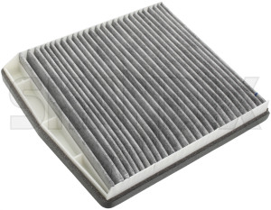 Cabin air filter Activated Carbon 30630754 (1006088) - Volvo S60 (-2009), S80 (-2006), V70 P26 (2001-2007), XC70 (2001-2007), XC90 (-2014) - airfilter cabin air filter activated carbon cabin filter cabinfilter interior air filter skandix SKANDIX 38 38mm activated carbon drive filtre for hand left lefthand left hand lefthanddrive lhd mm multi multifilter vehicles