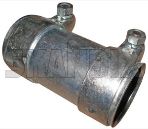 Pipe connector, Exhaust system Double clamp 50 mm 125 mm Steel  (1006361) - universal  - pipe connector exhaust system double clamp 50 mm 125 mm steel Own-label 125 125mm 50 50mm clamp double mm steel