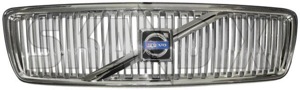 Radiator grill with Rod with Emblem chrome 9190776 (1006485) - Volvo S70, V70 (-2000) - grille radiator grill with rod with emblem chrome Genuine chrome emblem rod with