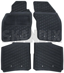 Floor accessory mats grey consists of 4 pieces 30618364 (1006527) - Volvo S40, V40 (-2004) - floor accessory mats grey consists of 4 pieces Genuine 4 bowl consists drive for four grey hand left lefthand left hand lefthanddrive lhd mat of pieces vehicles