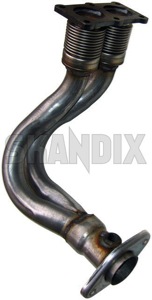 Downpipe double tube 3462226 (1006566) - Volvo 400 - downpipe double tube exhaust pipe header pipe Own-label double tube
