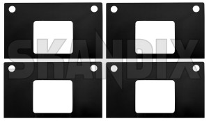 Shims, Brake pads Steel Kit for both sides  (1006572) - Volvo 200 - antisqueal shims anti squeal shims friction squeal shims shim kit shims shims brake pads steel kit for both sides shims kit silencer shims squeal shims Own-label axle both drivers for front girling kit left passengers right side sides steel system