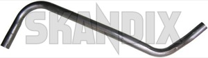Exhaust pipe single, round 684591 (1006643) - Volvo 140 - exhaust pipe single round Own-label bent round single single 