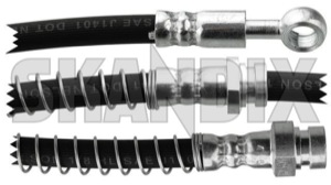 Brake hose Front axle fits left and right 31329116 (1006799) - Volvo S40, V40 (-2004) - brake hose front axle fits left and right Own-label and axle fits front left right