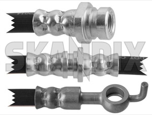 Brake hose Rear axle fits left and right 31329115 (1006800) - Volvo S40, V40 (-2004) - brake hose rear axle fits left and right Own-label and axle fits left rear right