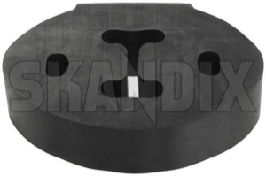 Rubber mount, Silencer 31452771 (1006816) - Volvo 850, S60 (-2009), S70, V70 (-2000), S80 (-2006), V70 P26 (2001-2007), V70 XC (-2000), XC70 (2001-2007), XC90 (2016-), XC90 (-2014) - rubber mount silencer Own-label middle rear silencer