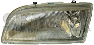 Headlight left H4 Single headlight 3345702 (1007000) - Volvo S40, V40 (-2004) - headlight left h4 single headlight hella Hella aiming for h4 headlight left motor righthand right hand single traffic without