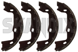 Brake shoe set, Park brake 32015444 (1007180) - Saab 9-3 (-2003), 9-5 (-2010), 900 (1994-) - brake shoe set park brake Own-label 