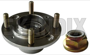 Wheel bearing Rear axle fits left and right 30812651 (1007181) - Volvo S40, V40 (-2004) - wheel bearing rear axle fits left and right Own-label and axle fits hub left rear right with