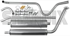 Exhaust system from Manifold  (1007189) - Volvo PV - exhaust system from manifold simons Simons addon add on from manifold material steel with