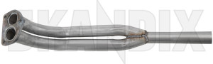 Downpipe double tube 671823 (1007200) - Volvo P1800 - 1800e downpipe double tube exhaust pipe header pipe p1800e Own-label double tube