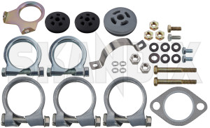 Mounting kit, Exhaust system 270705 (1007526) - Volvo P1800 - 1800e mounting kit exhaust system p1800e Genuine single tube