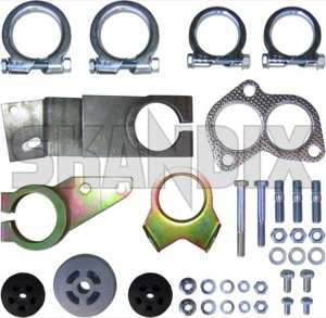 Mounting kit, Exhaust system 270711 (1007527) - Volvo P1800 - 1800e mounting kit exhaust system p1800e Genuine double tube