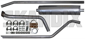 Exhaust system from Manifold  (1007531) - Volvo P445, P210 - exhaust system from manifold simons Simons addon add on from manifold material steel with