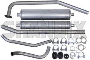 Exhaust system from Manifold  (1007532) - Volvo P210 - exhaust system from manifold simons Simons addon add on from manifold material single steel tube with