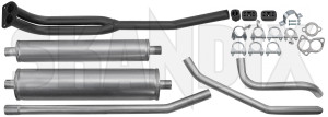 Exhaust system from Manifold  (1007533) - Volvo P210 - exhaust system from manifold simons Simons double from manifold steel tube