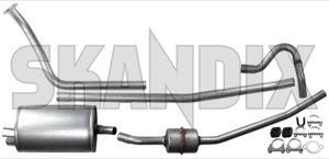 Exhaust system from Manifold  (1007534) - Volvo 120 130 - exhaust system from manifold simons Simons addon add on from manifold material steel with