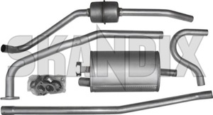 Exhaust system from Manifold  (1007535) - Volvo 220 - exhaust system from manifold simons Simons addon add on from manifold material single steel tube with