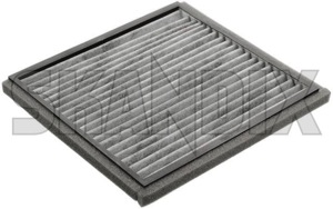 Cabin air filter Activated Carbon 31369415 (1007810) - Volvo S40, V40 (-2004) - airfilter cabin air filter activated carbon cabin filter cabinfilter interior air filter Own-label activated air carbon conditioner filtre for multi multifilter vehicles with