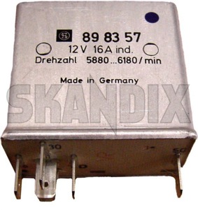 Relay Fuel pump Exchange part Used part, refurbished  (1008089) - Saab 900 (-1993) - relais relay fuel pump exchange part used part refurbished Own-label central central  compartment electrical engine exchange fuel fuelpumprelay part part part  pump refurbished used