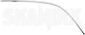 Drip rail moulding left rear Section 654297 (1008299) - Volvo 120 130 - drip rail moulding left rear section trim moulding Own-label anodised anodized left rear section
